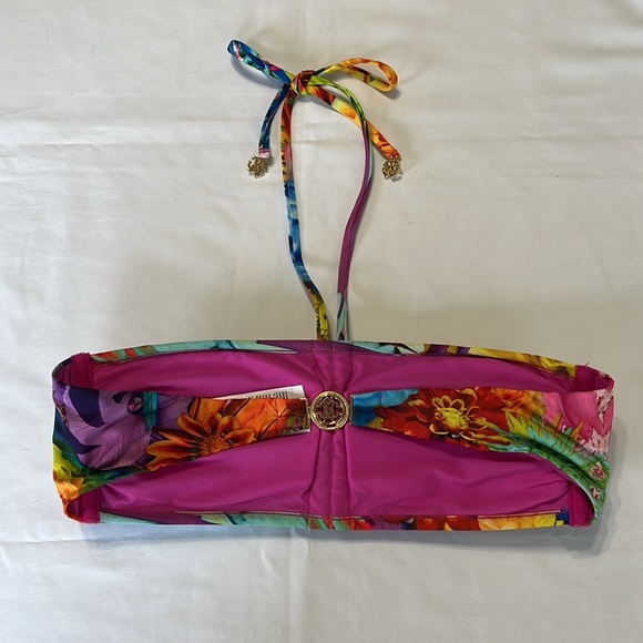 Roberto Cavalli Beachwear Bikini Fascia Bandeau Size S NWT - Picture 6 of 11